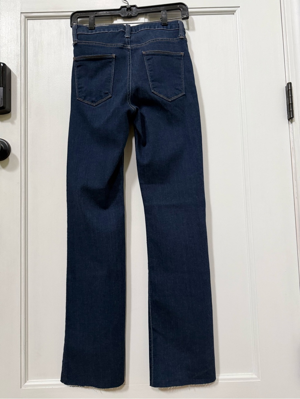 Just Black Denim Dark Blue Flare Jeans - Picture 4 of 9